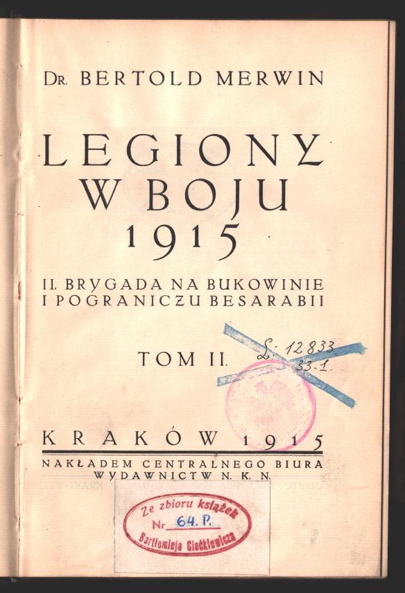 Legiony w Boju 1914.